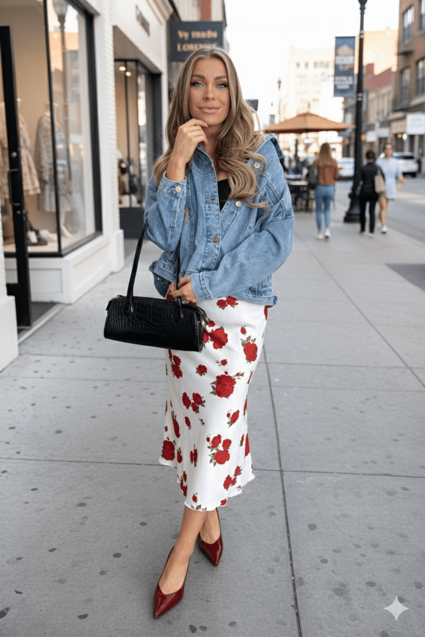 Love Language Rose Skirt