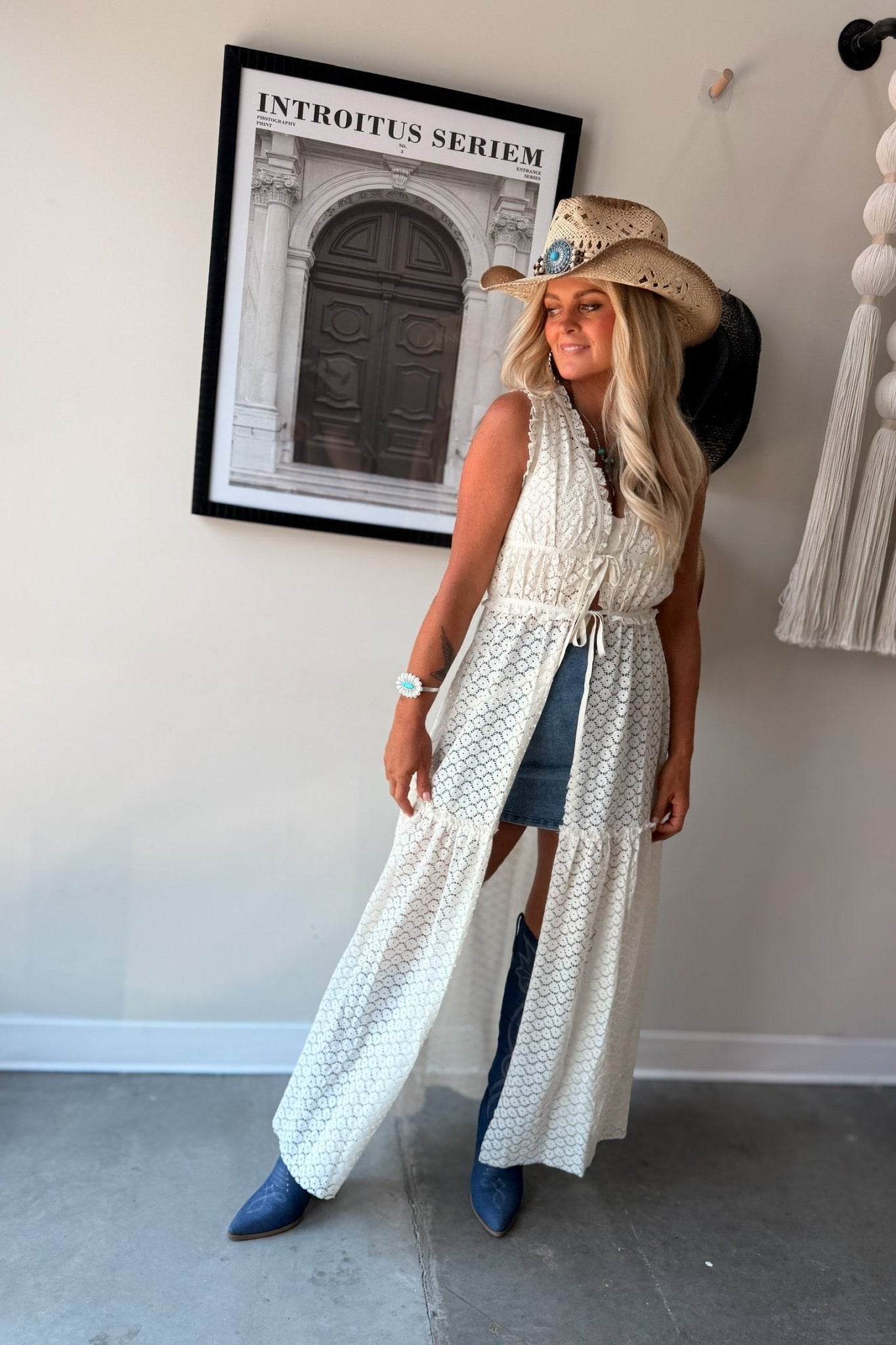 Loved You First Tie Front Maxi Top