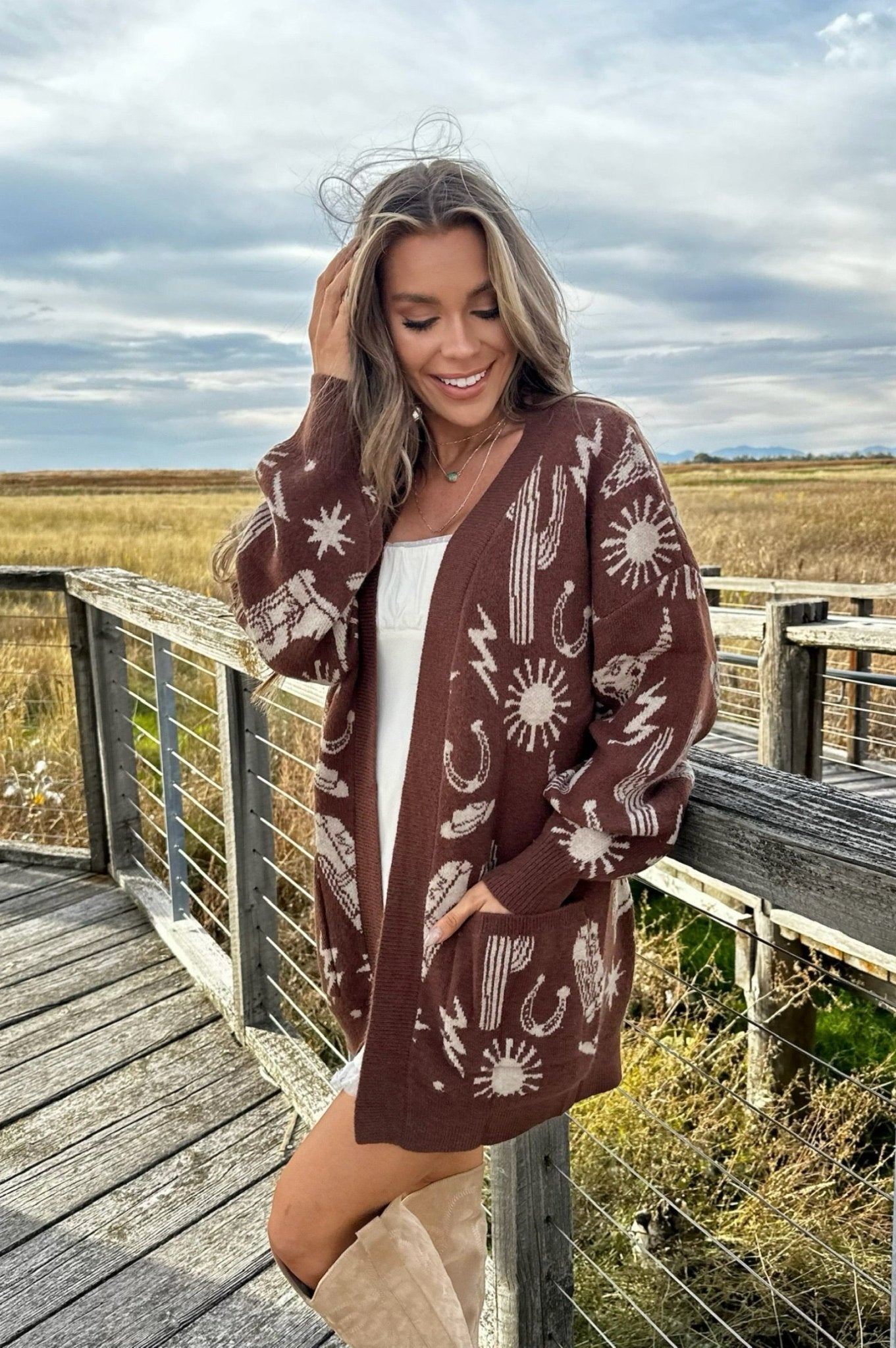 Lucky Horseshoe Cardigan