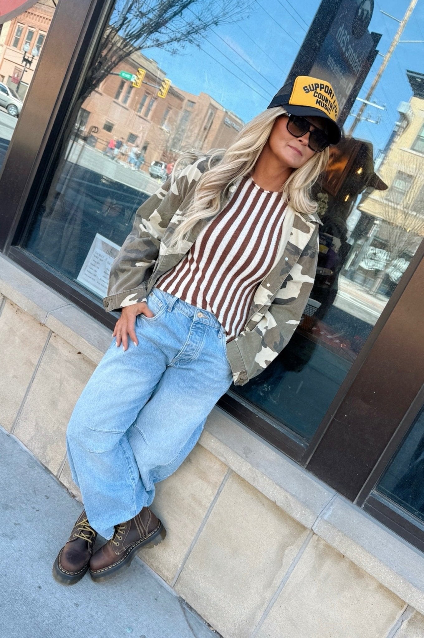 Metro Stripe Knit Tank