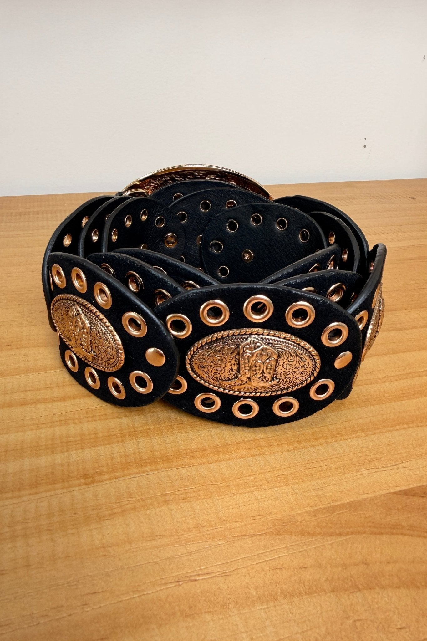 Midnight Renegade Oval Concho Belt