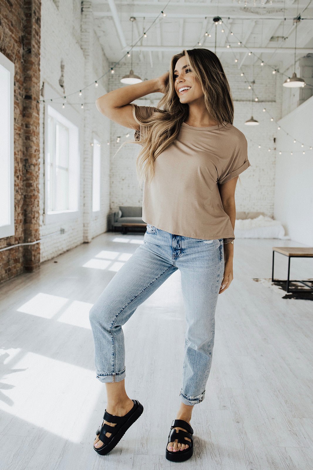 Mission Accomplished Crew Neck Top - FINAL SALE