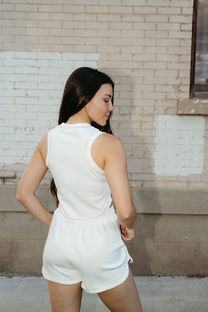 Nate Cropped Tank Top - FINAL SALE