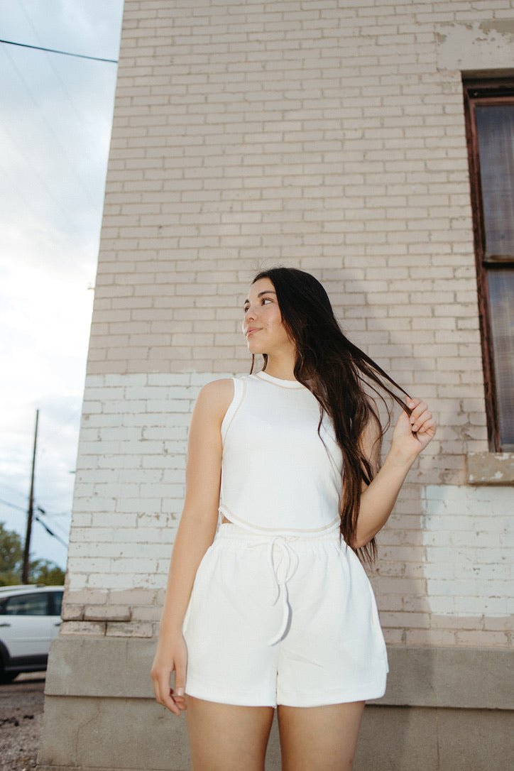 Nate Cropped Tank Top - FINAL SALE