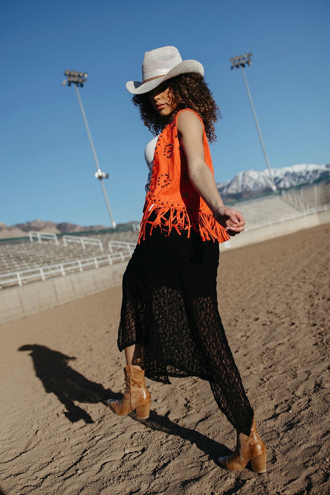 No Saints in this Town Lace Skirt