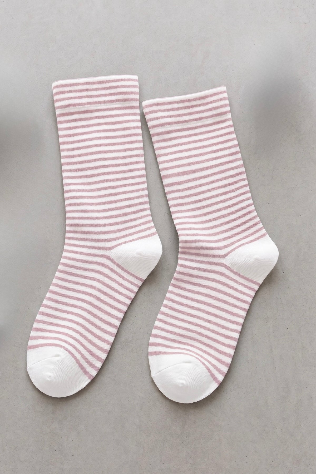 Keep It Together Striped Crew Socks