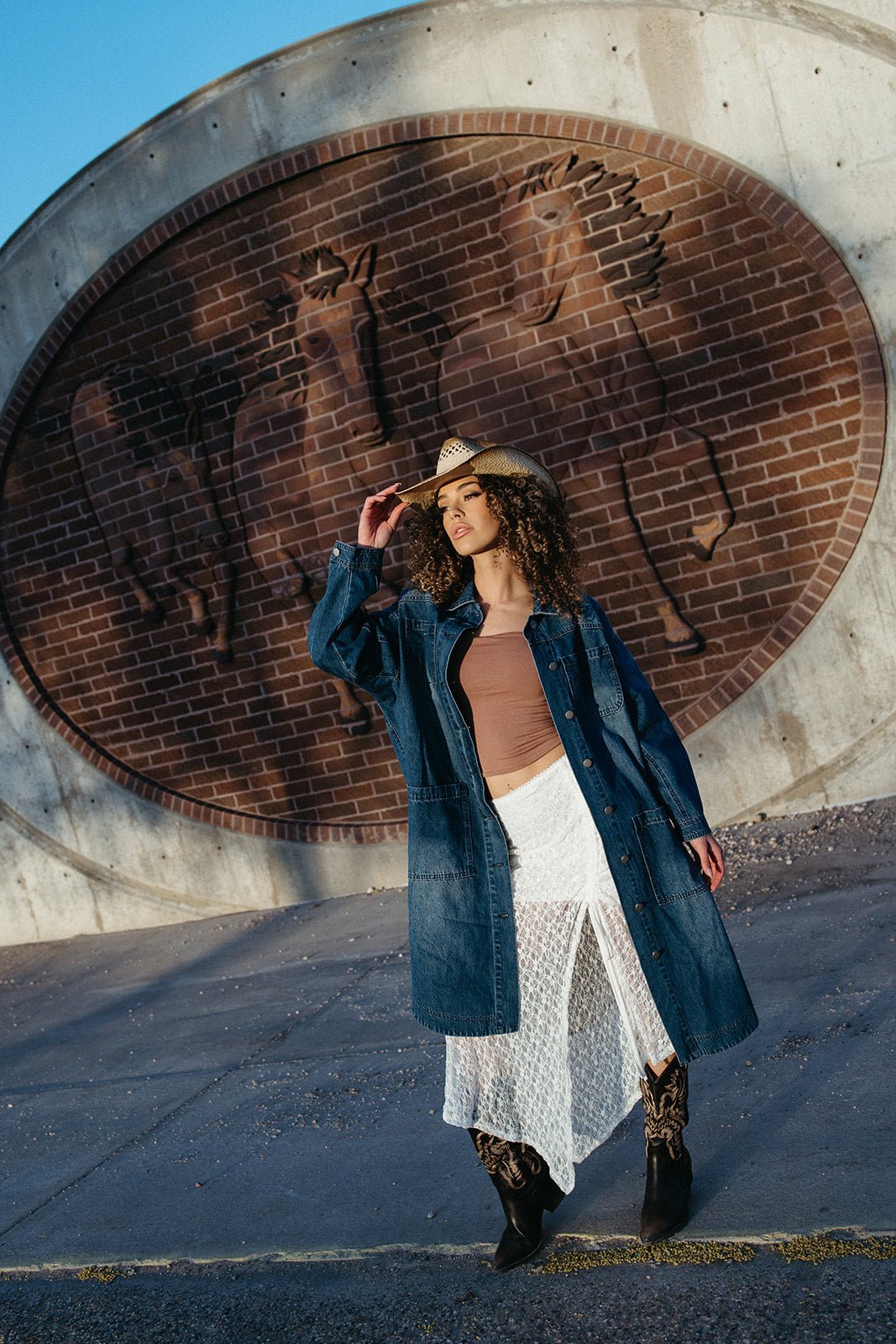 Prairie Drip Denim Jacket