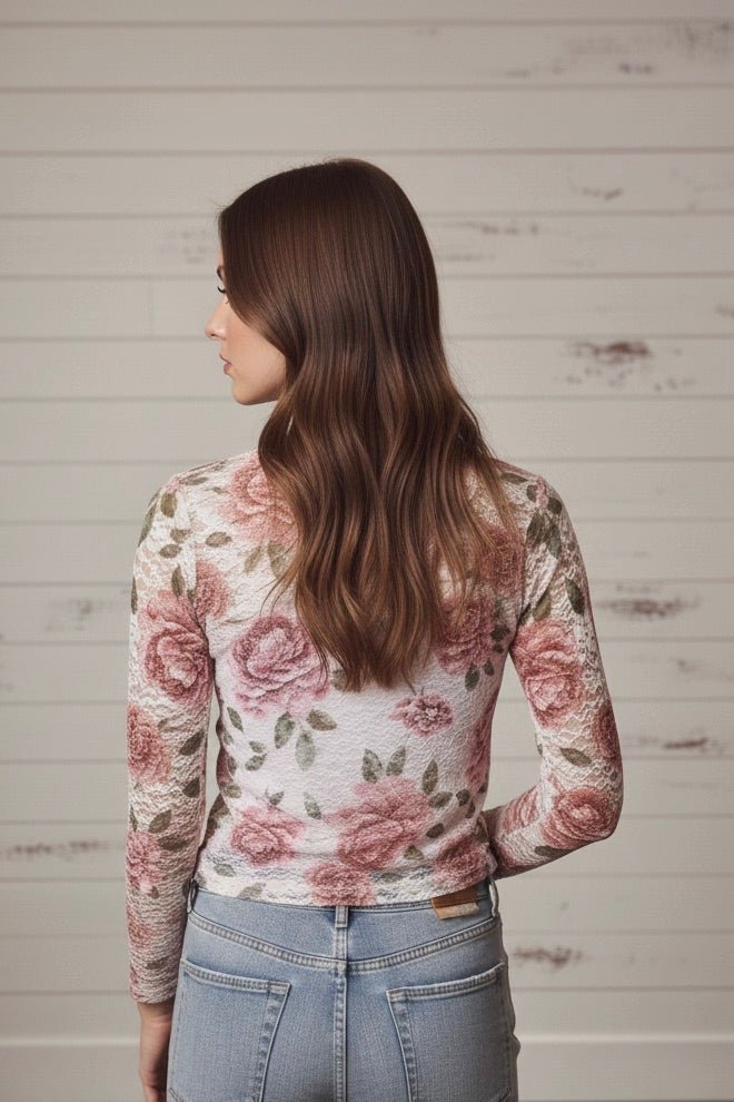 Quiet Romance Mesh Top