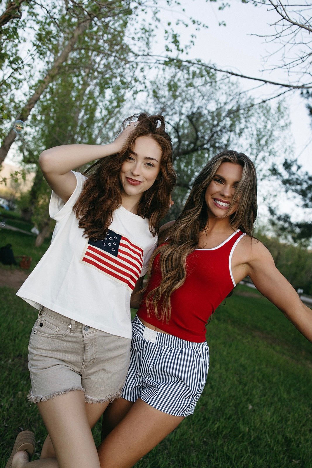 Red, White & You Tank