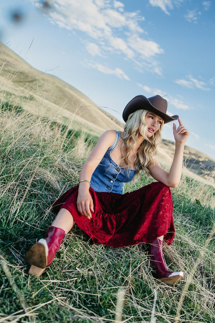 Sacred Flame Lace Skirt