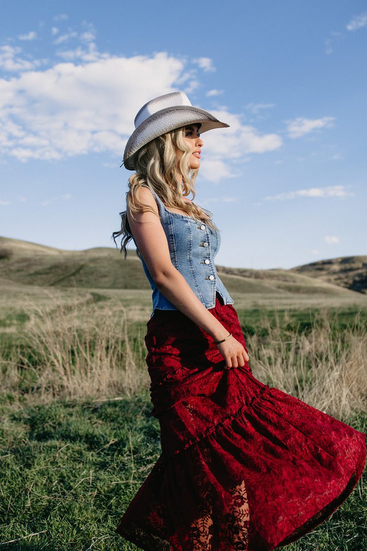 Sacred Flame Lace Skirt