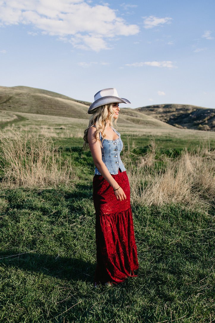 Sacred Flame Lace Skirt