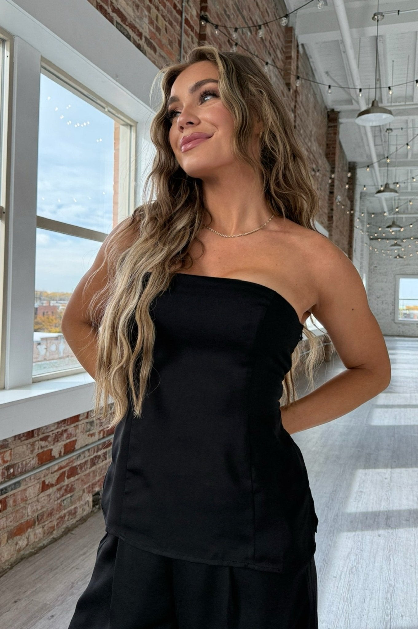 Satin Season Tube Top