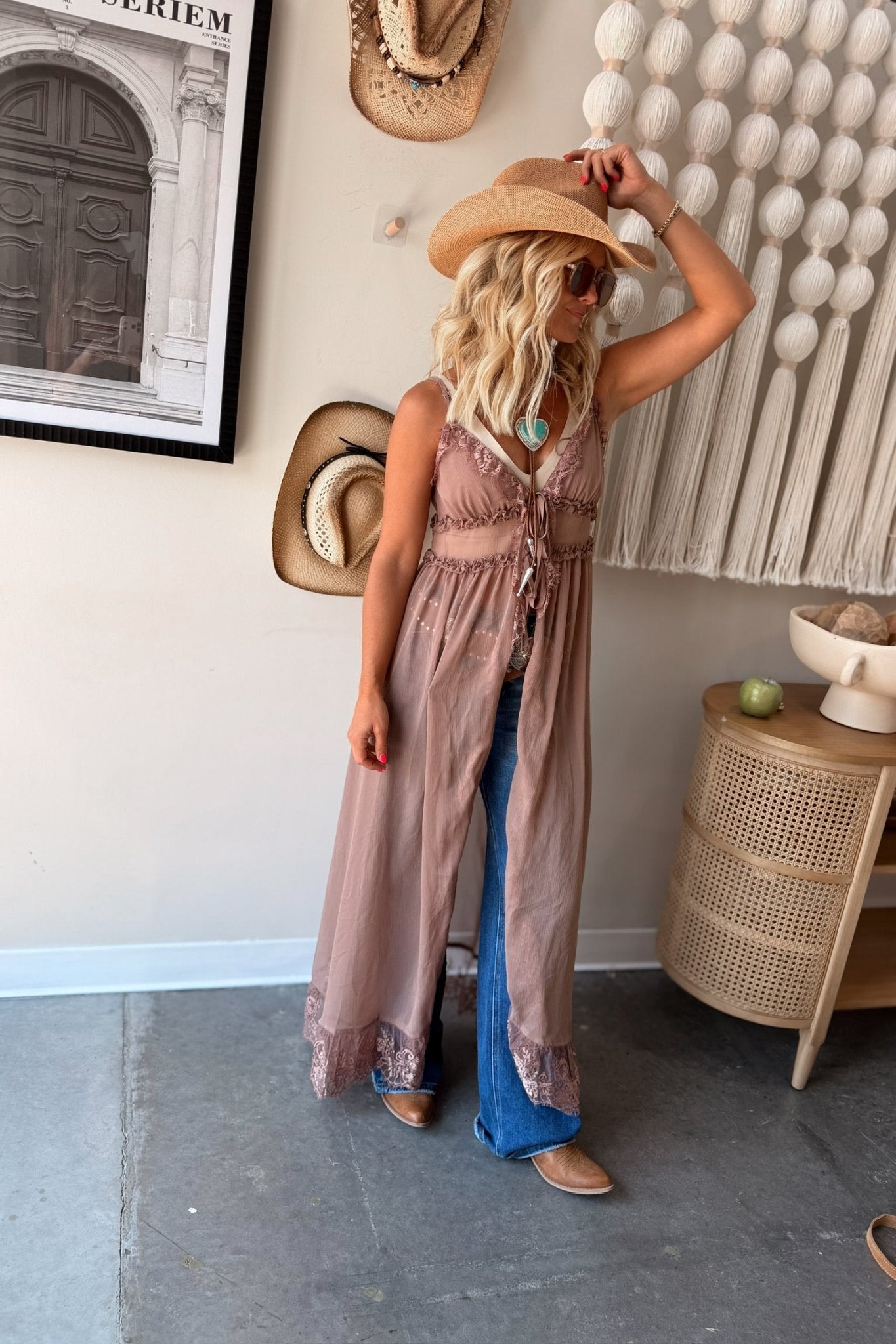 Spill The Tea Maxi Duster