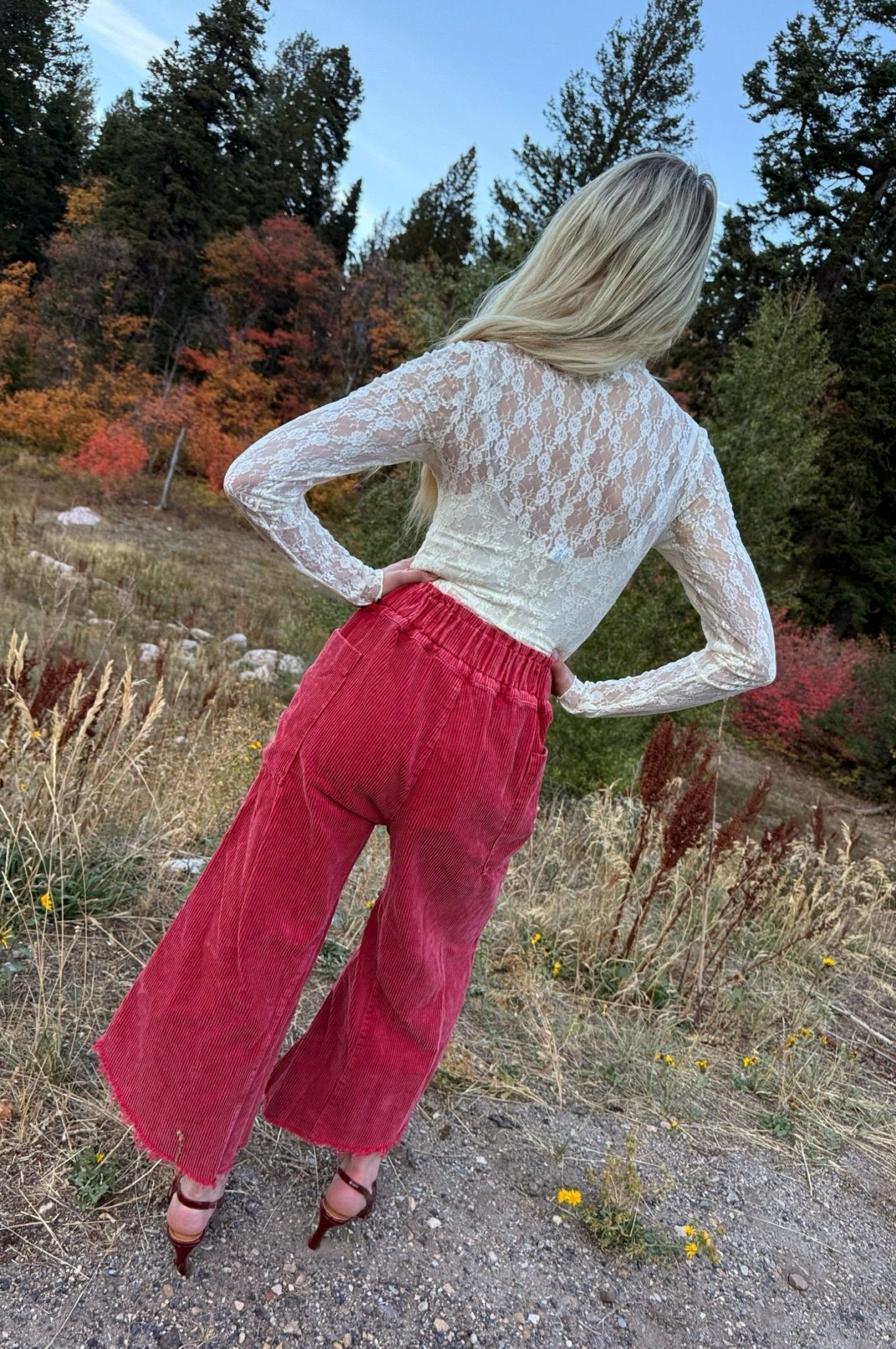 Talk To The Hem Corduroy Pants