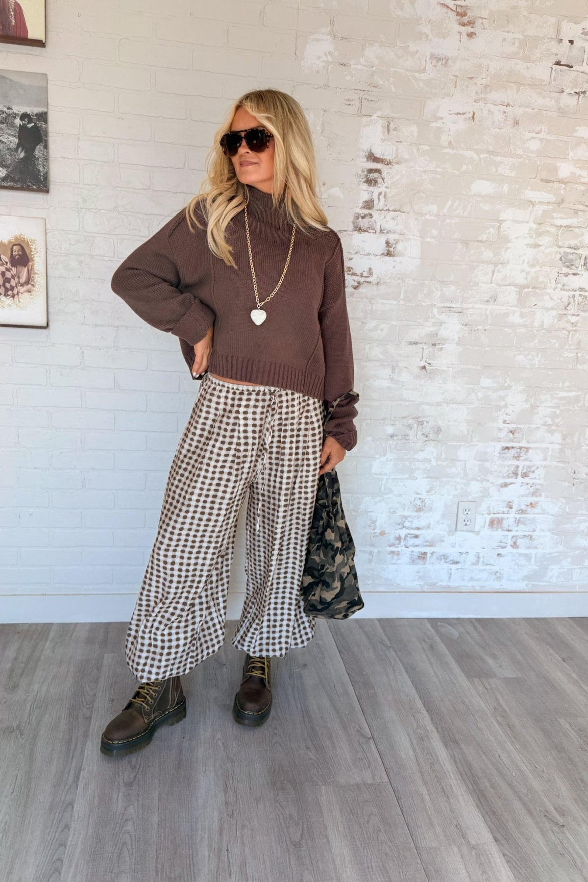 Tangled Thoughts Geo Dot Harem Pants