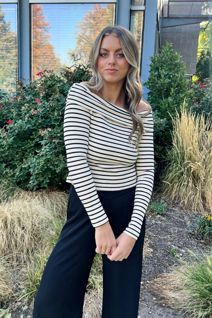Tenley Striped Top - FINAL SALE