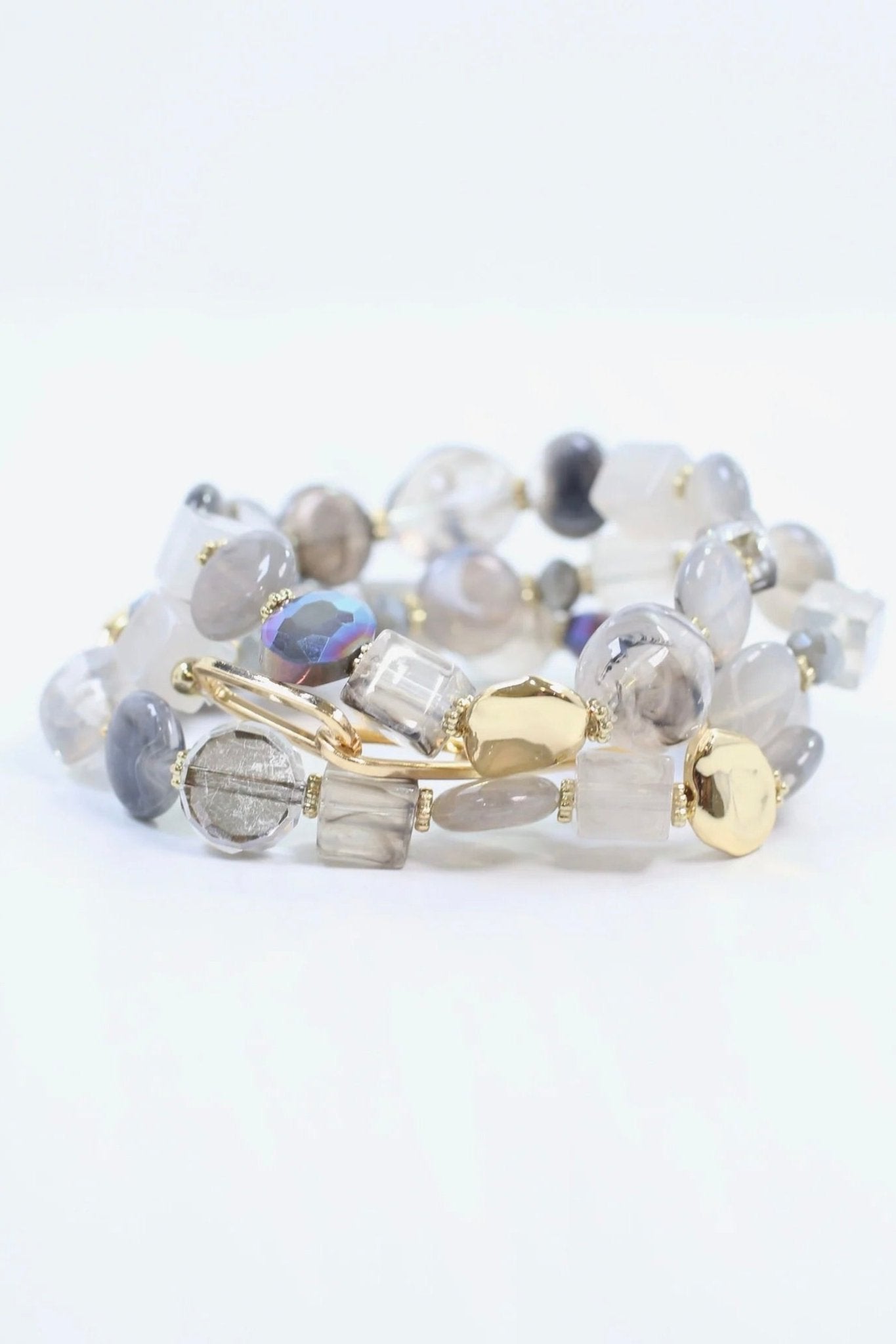 The Silver Lining Bracelet Stack