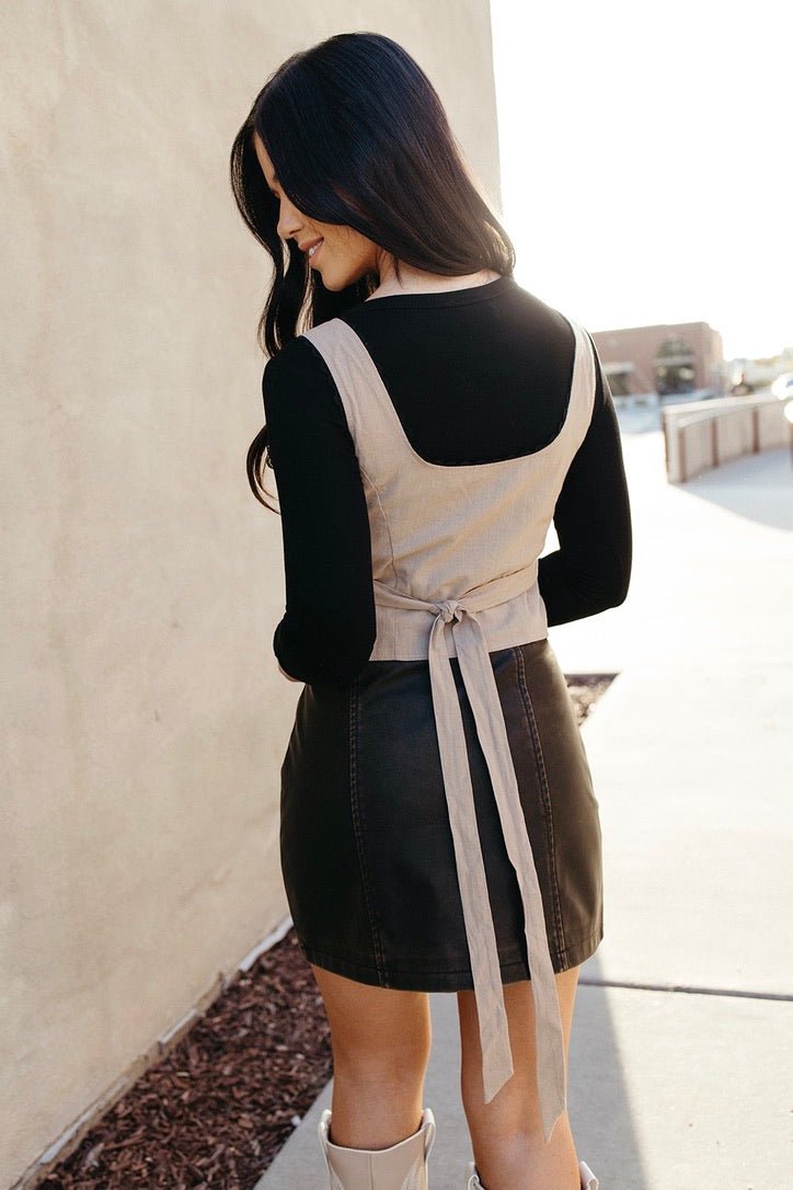 Tonal Bustier Top - FINAL SALE