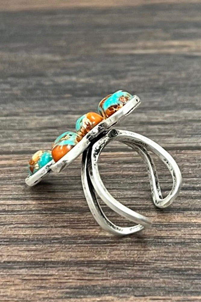 Holy Smoke Adjustable Ring