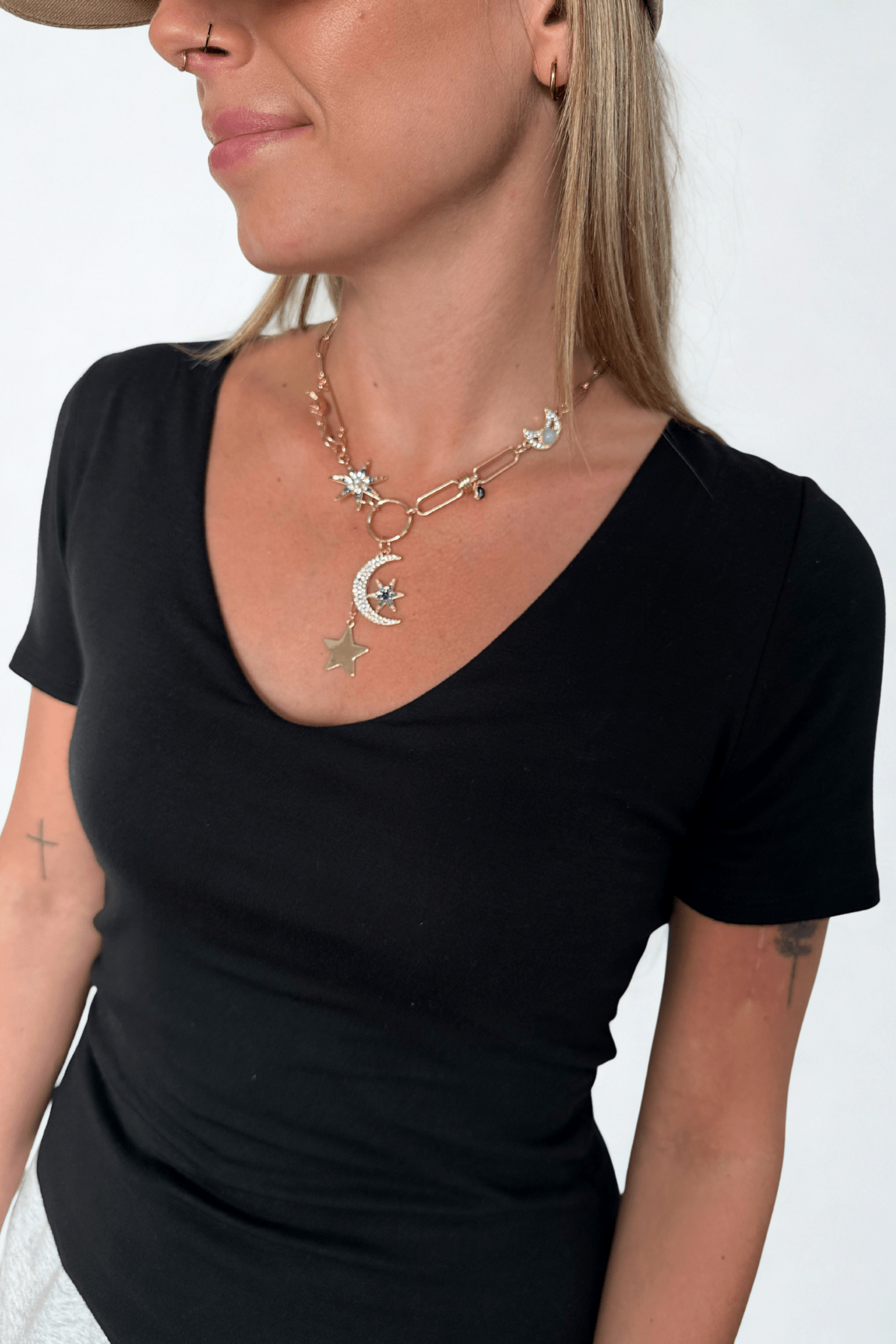 Under The Moon Charm Necklace