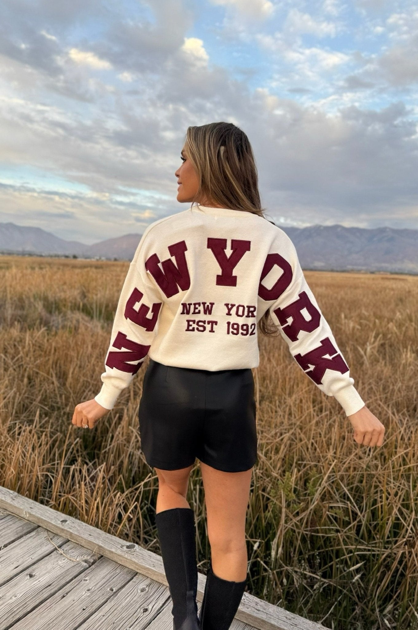 Urban Spirit Graphic Sweater