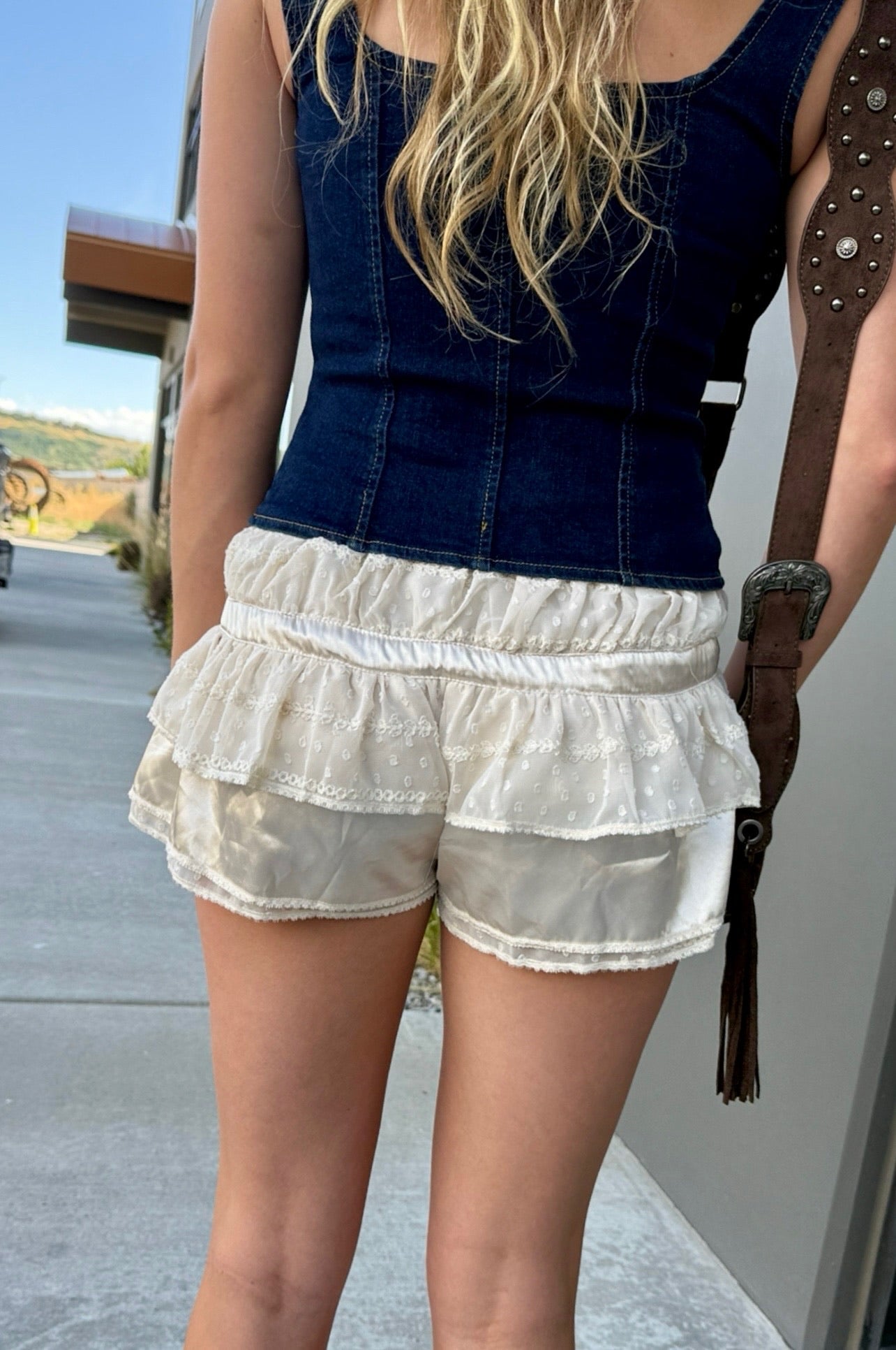 Victorian Daydream Ruffled Shorts