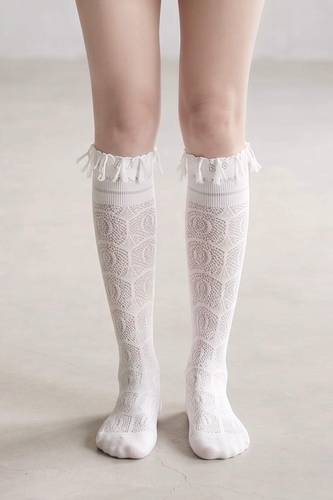 Kiss & Tell Lace Knee-High Socks