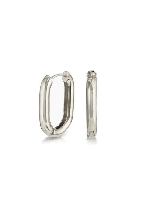 Voltage Oval Hoops - FINAL SALE