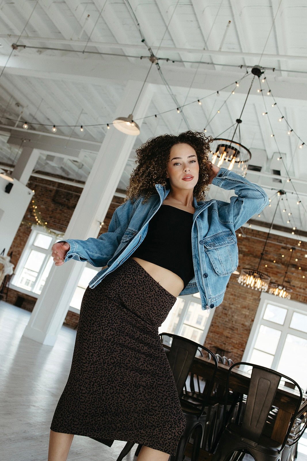 Wild Rhythm Midi Skirt