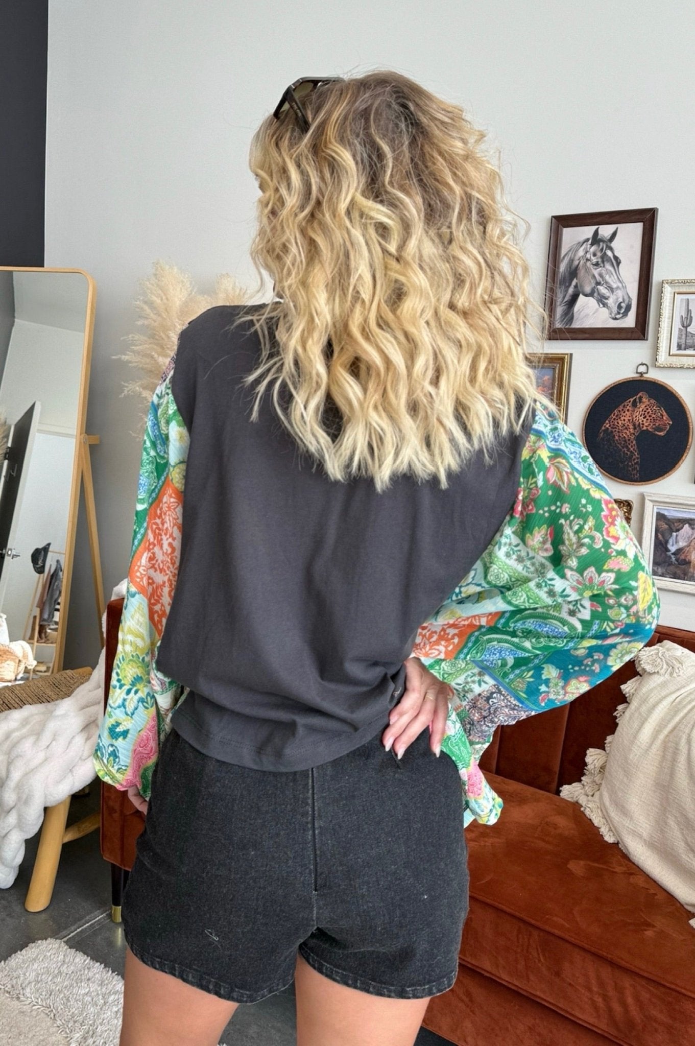 Wildcard Cowboy Kantha Top