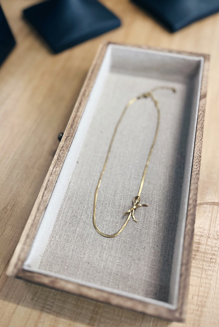 Symphony Bow Necklace