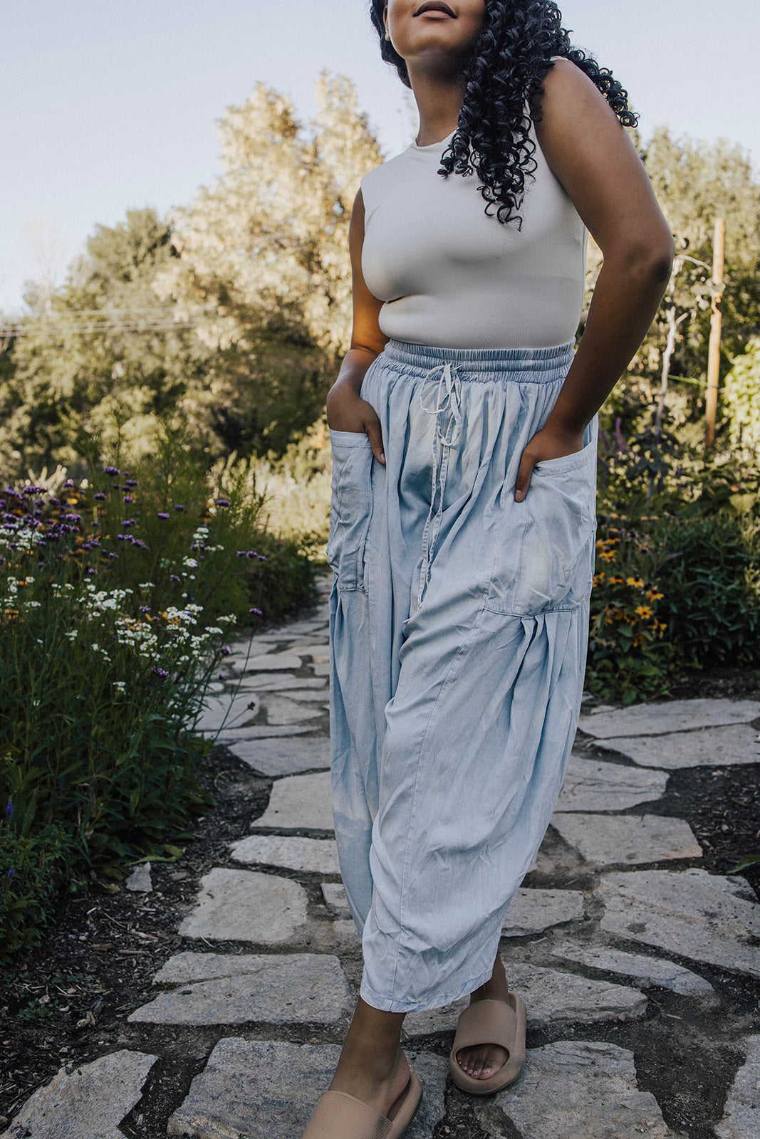 Brooke Wide Leg Pant Lux Collection - FINAL SALE