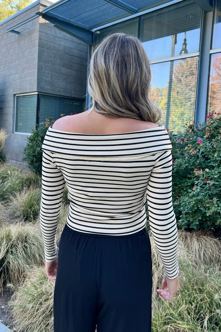 Tenley Striped Top