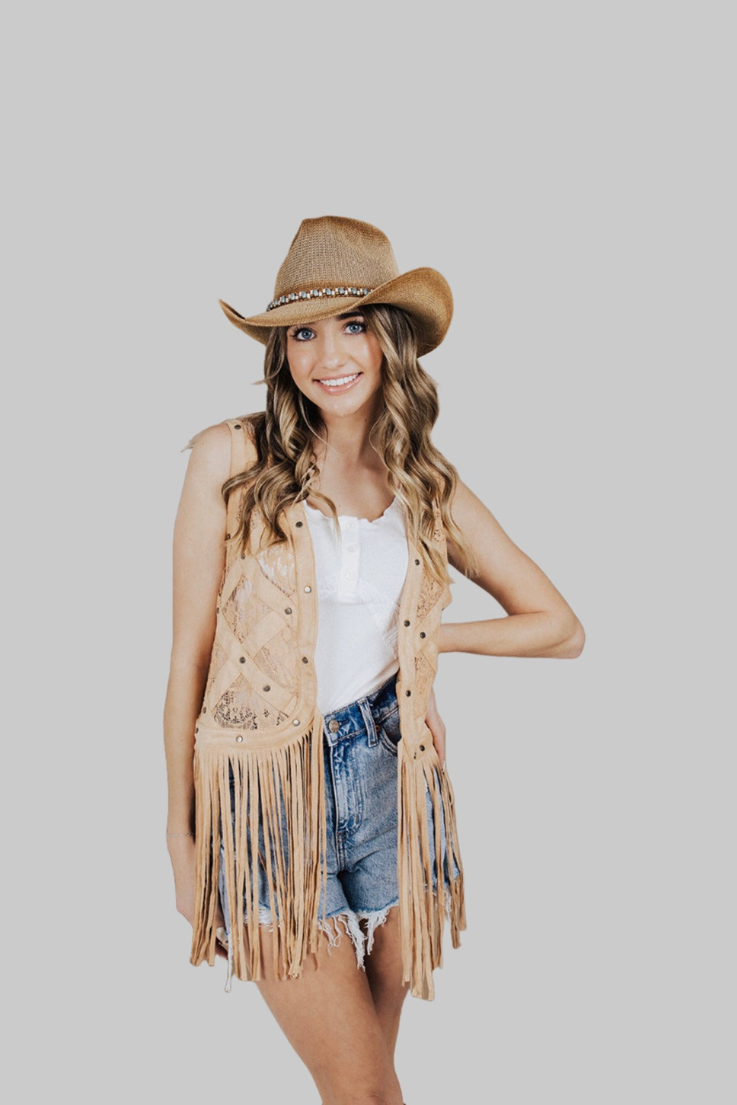 Prairie Princess Fringe Vest