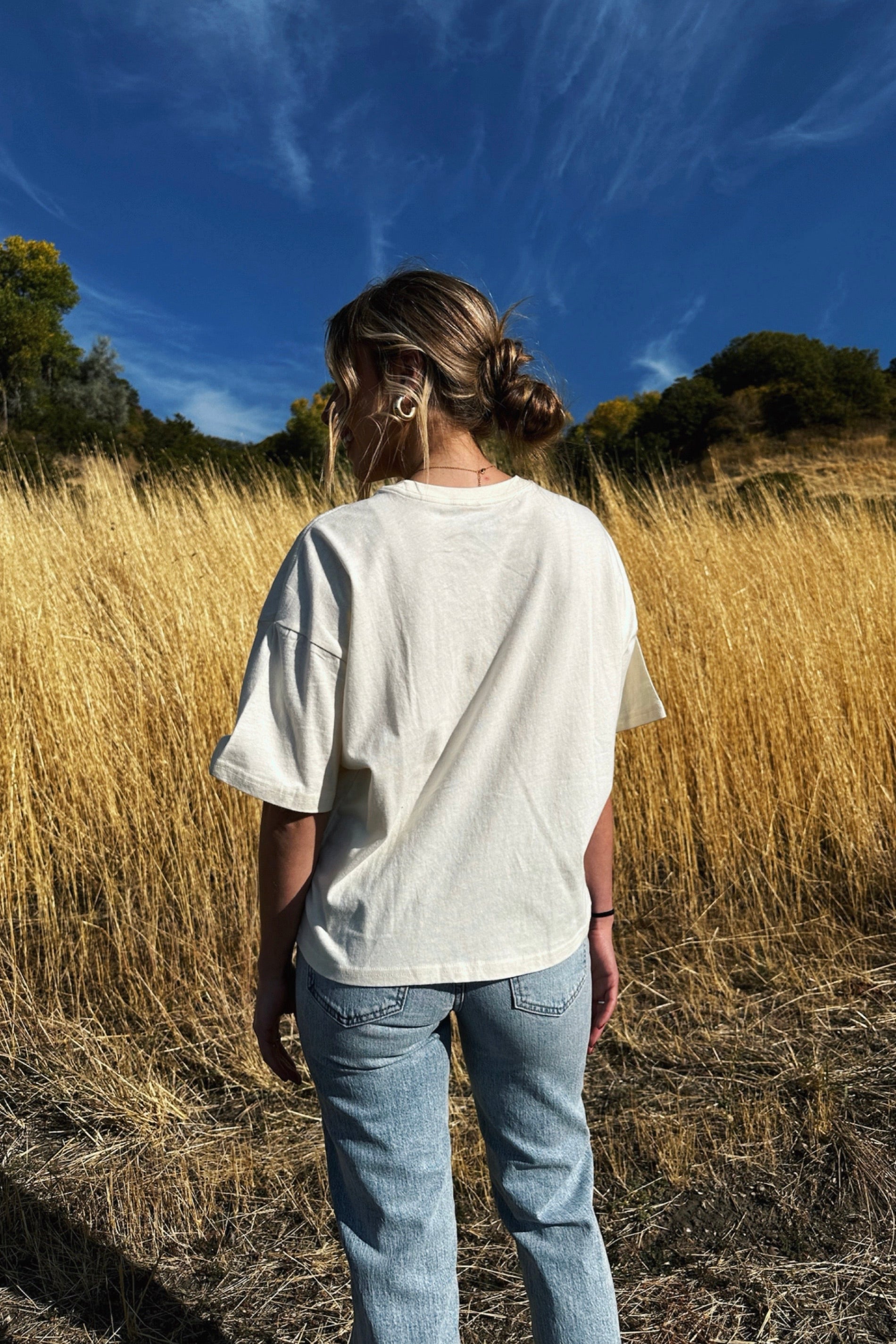 Little Time Together Graphic Crop Tee