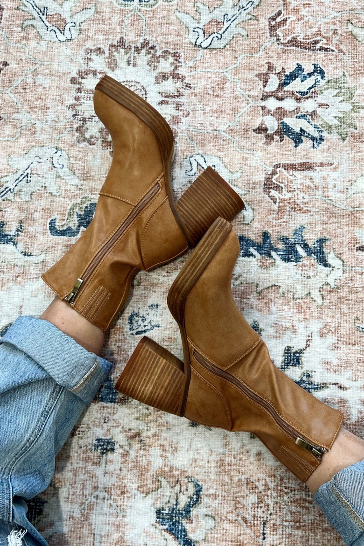 Aubrey Chunky Heel Boots