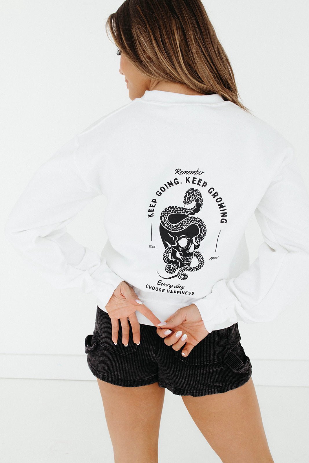 Choose Happiness Crewneck - FINAL SALE