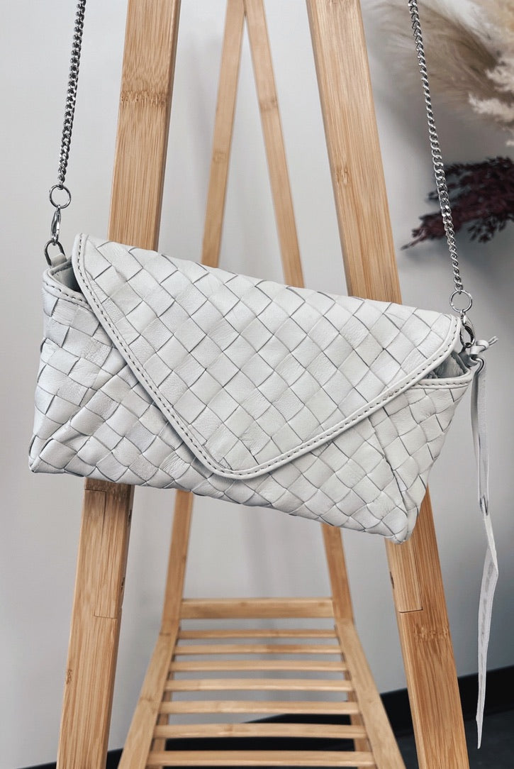 Sun Valley Woven Clutch Lux Collection