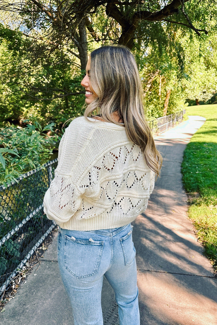 Cream Puff Cardigan