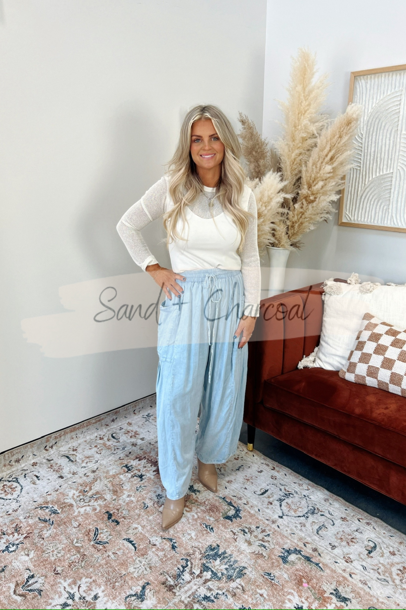 Brooke Wide Leg Pant Lux Collection - FINAL SALE