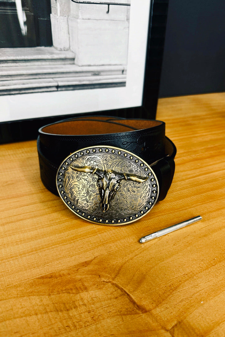 Longhorn Buckle Belt