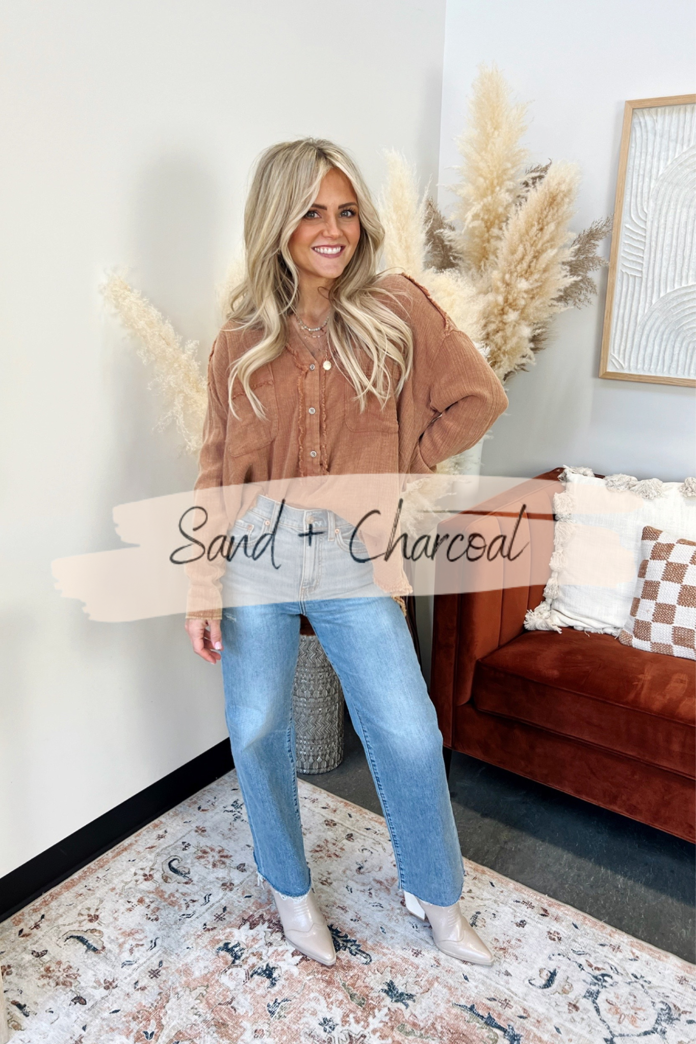 Sharon Long Sleeve Blouse - FINAL SALE