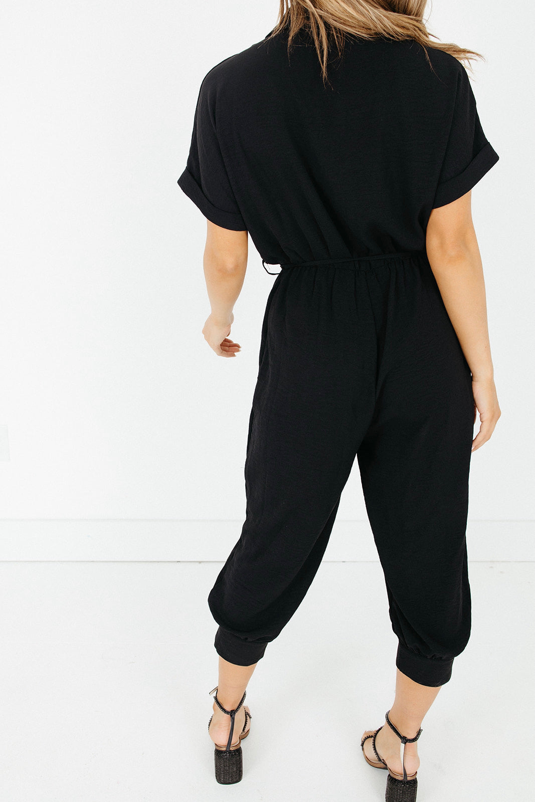 Devan Button Jumpsuit - FINAL SALE