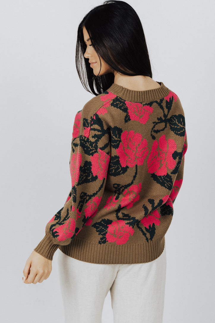 Oaklynn Floral Sweater - FINAL SALE