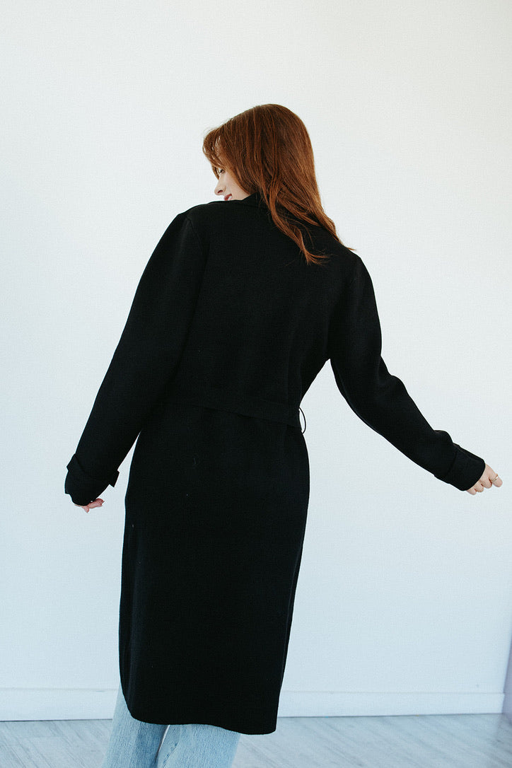 Emberwood Sweater Trench Coat