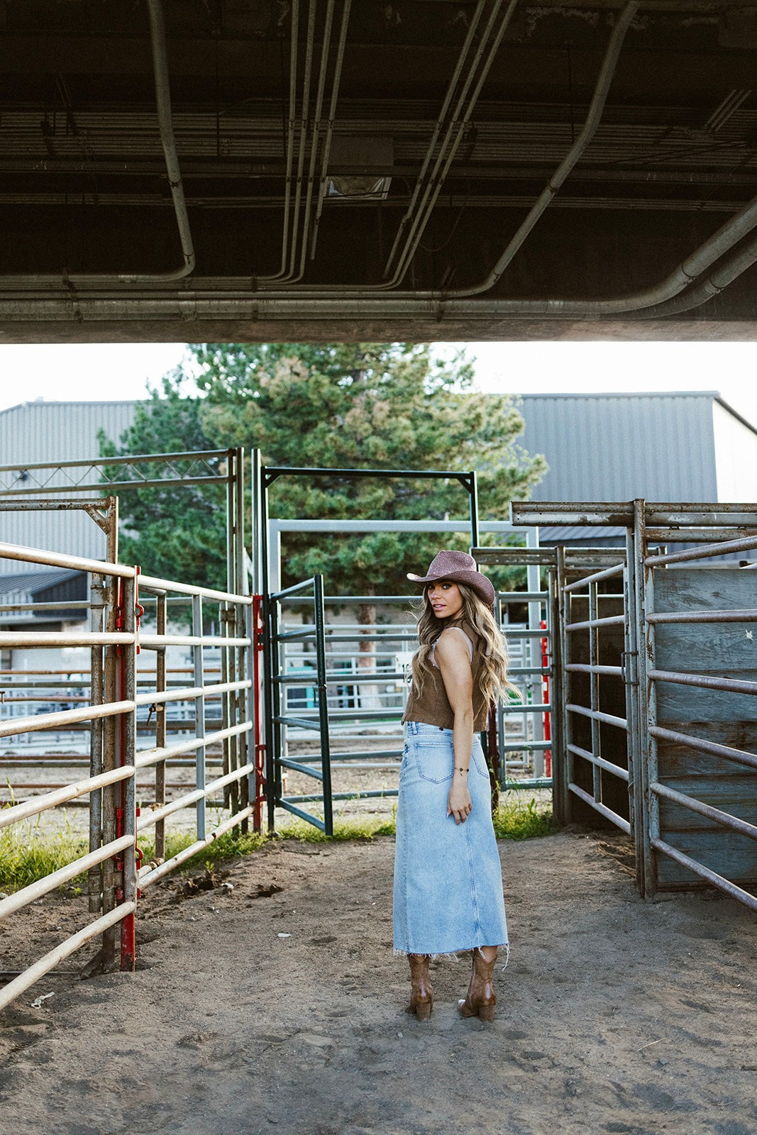 Scottsdale Denim Maxi Skirt