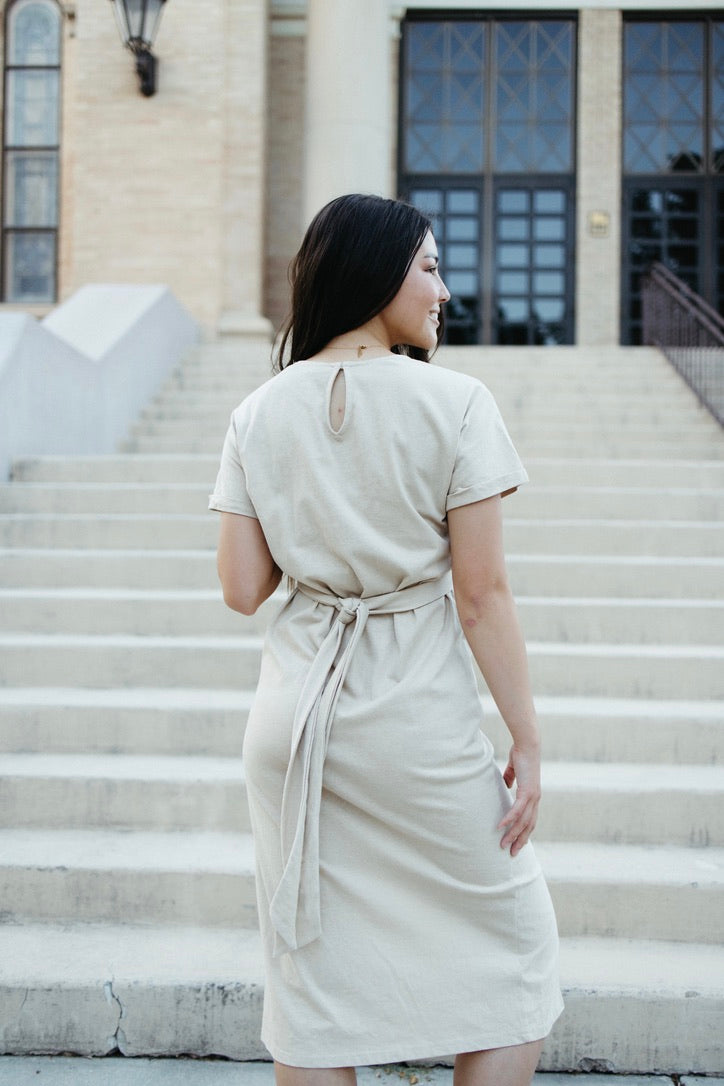 Atlas Wrap Tie Dress