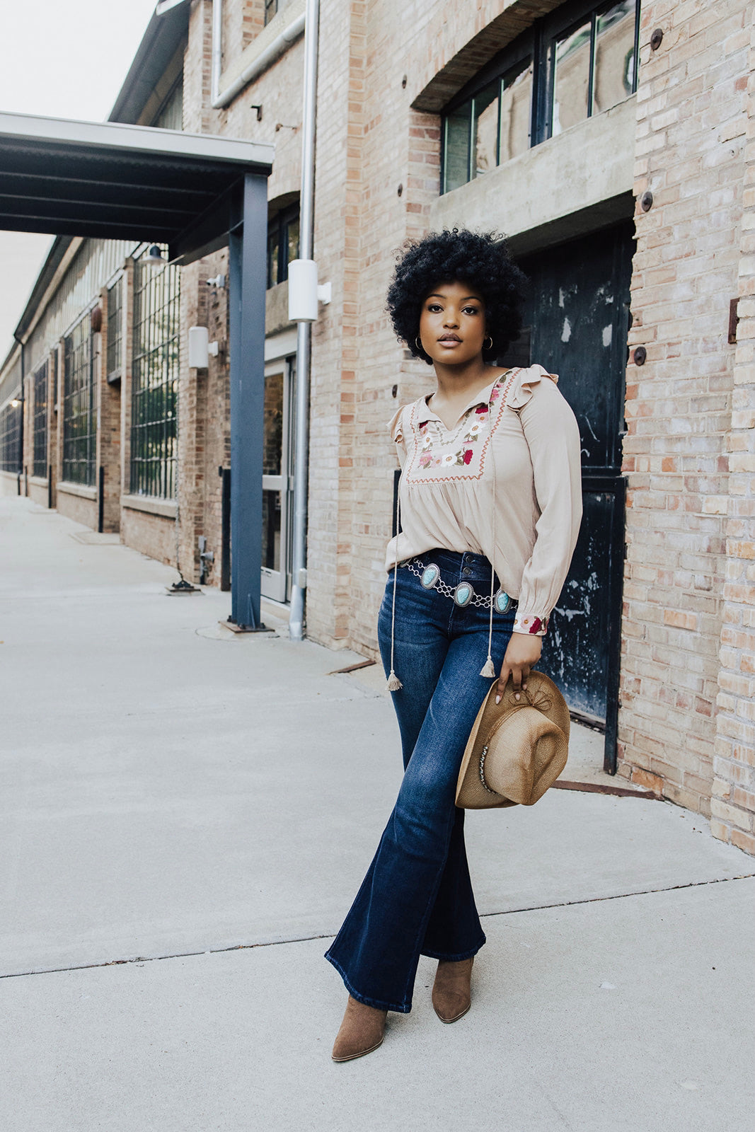 Adeline Embroidered Blouse - FINAL SALE