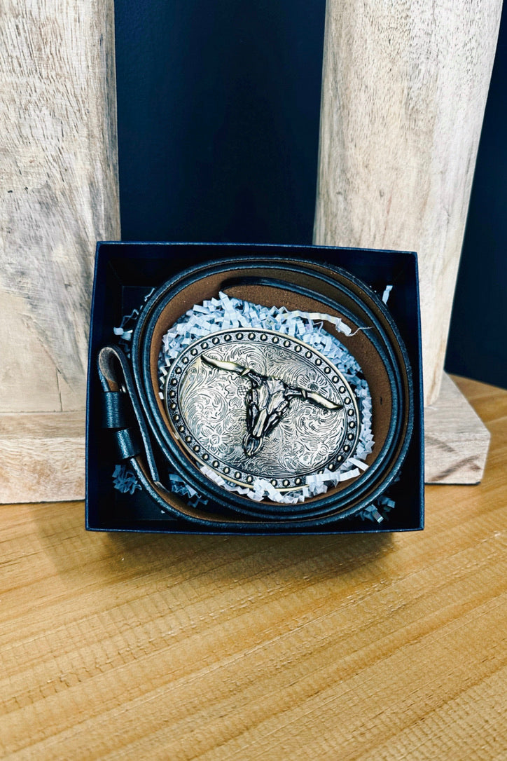 Longhorn Buckle Belt